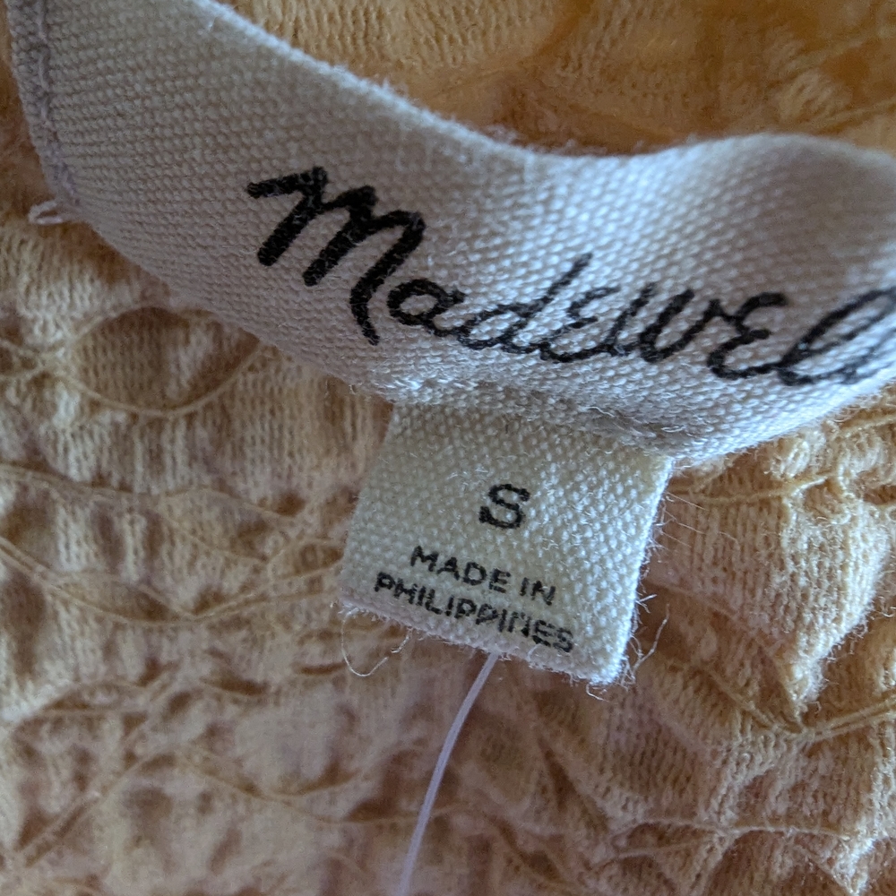 Madewell Popcorn-Knit Twist-Front Sleeveless Top - Picture 7 of 8